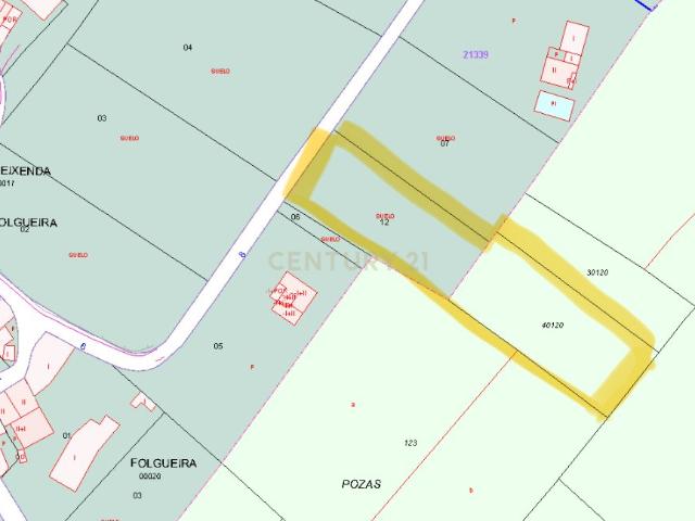 Parcela edificable en venta en Ames – 3.000 m² con excelente ubicación cerca de Santiago de Compostela. Con pozo de agua