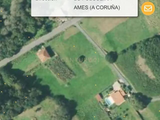 Parcela edificable en venta en Ames Ameixenda, 529 m² con excelente ubicación cerca de Santiago de Compostela