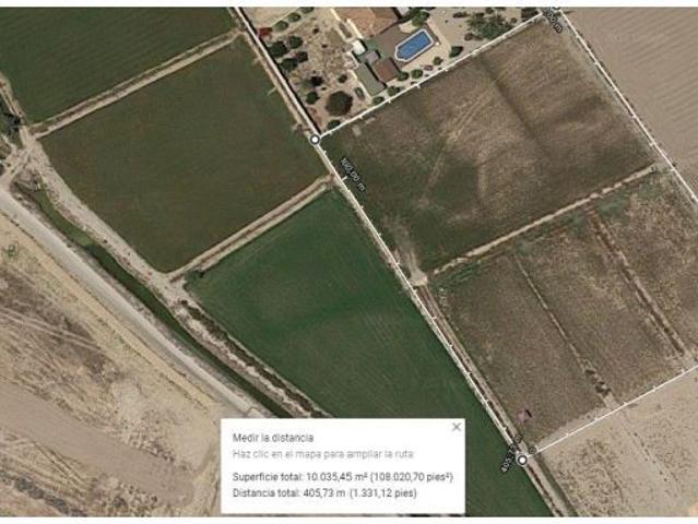parcela en catral!10.000 m! construye tu casa!