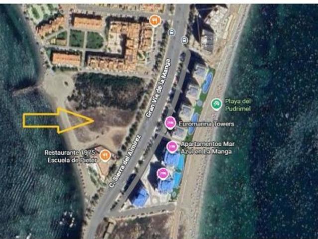Parcela en el KM 17 de La Manga del Mar Menor con gran potencial de desarrollo