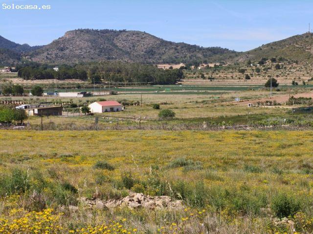 Parcela en el Valle de Hondón, muy cerca del pueblo