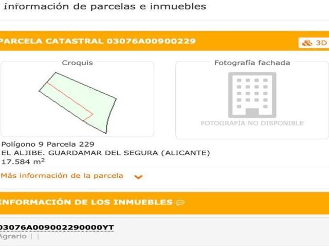 Parcela en Venta en Guardamar del Segura, Alicante