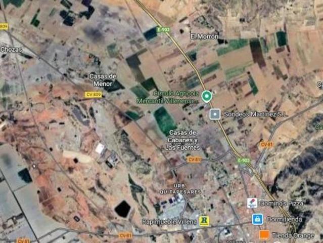 Parcela en venta en Villena, Casas de menor