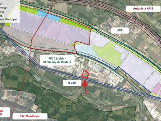 Parcela industrial en venta en Montblanc