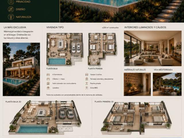 PARCELA PREMIUM CON ANTEPROYECTO DE VILLA DE LUJO EN CALONGE · COSTA BRAVA