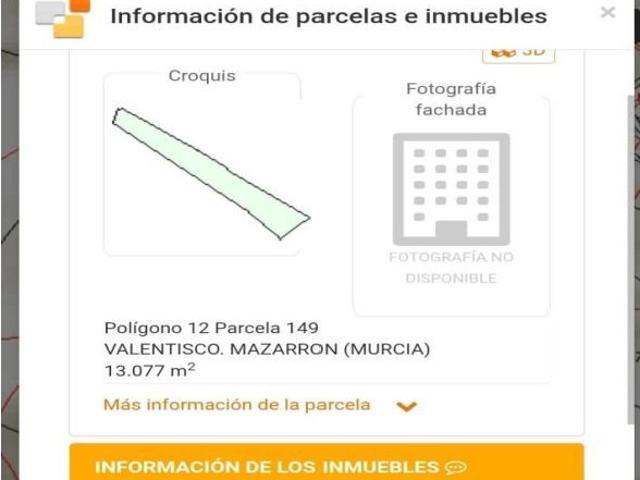 ? PARCELA RÚSTICA CON VISTAS AL MAR EN VALENTISCO – MAZARRÓN ?