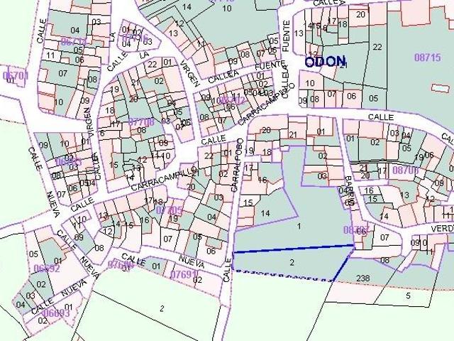 Parcela urbana edificable en Odon