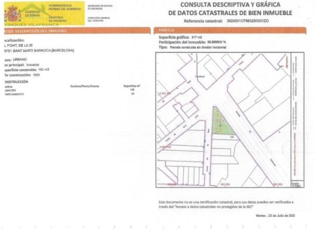 Parcela urbana en venta en Sant Martí Sarroca Excelente oportunidad para
