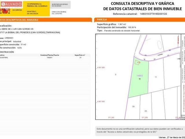 PARCELA URBANA EN CAN GORDEI !