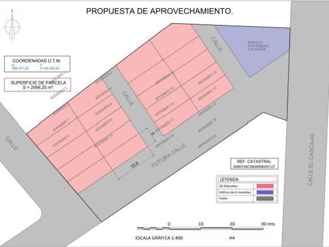 Parcela urbana en La Esperanza. Municipal de El Rosario