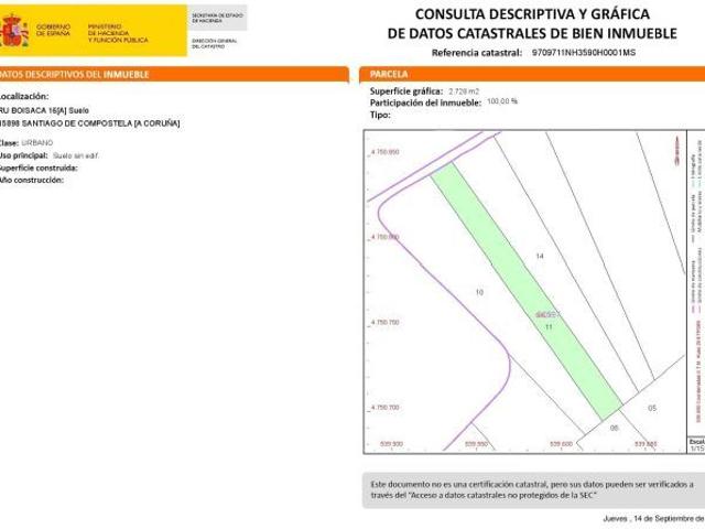 PARCELA URBANA EN SANTIAGO