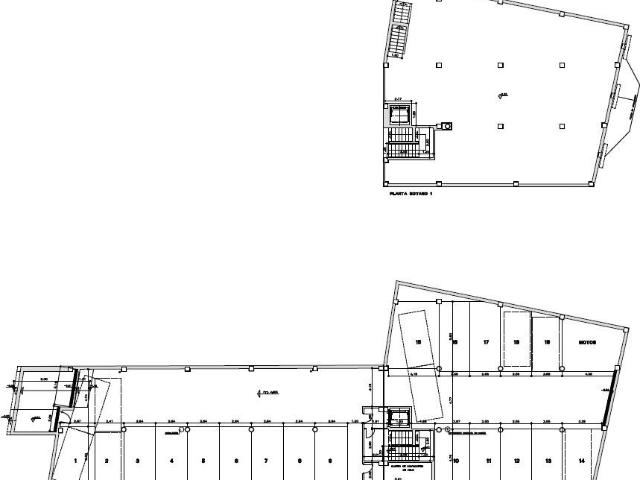 Parcela 1500m2 uso comercial, estructura de 2000m2 + 1000m2 sótano