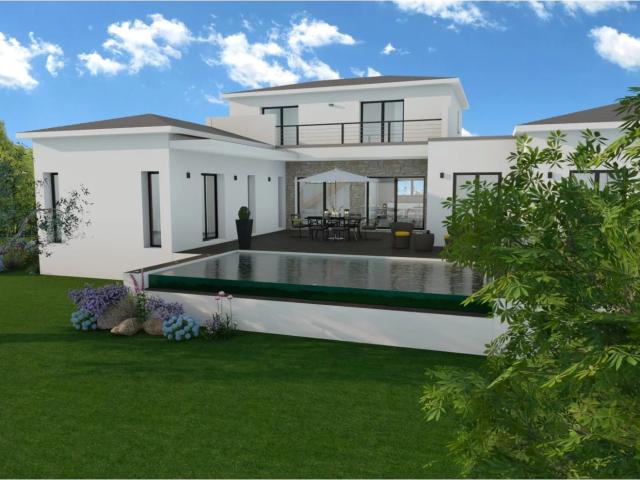 parcelle à batir 2150 m2, calme, avec PC, libre constructeur