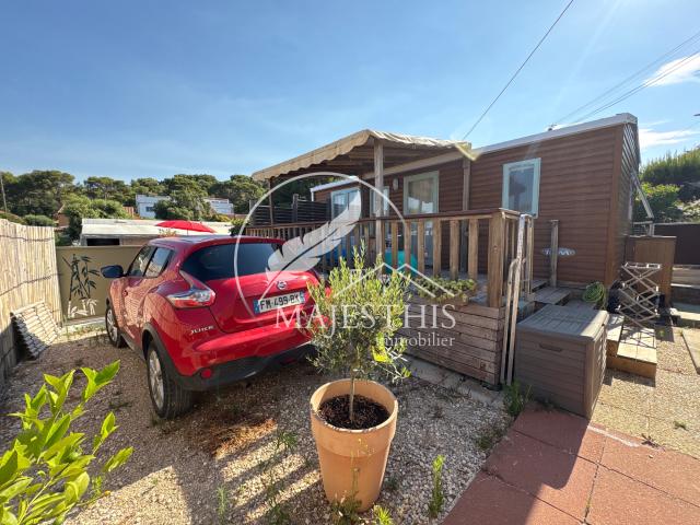 PARCELLE DE 100m2 AVEC SON MOBIL HOME