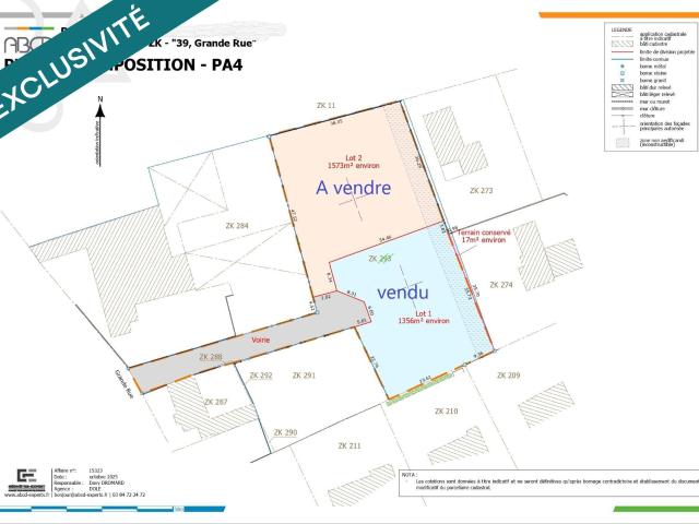 Parcey Vente Terrain 39