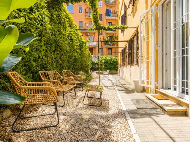 Parioli Villa Borghese: Appartamento con Giardino e Posti Auto in Affitto