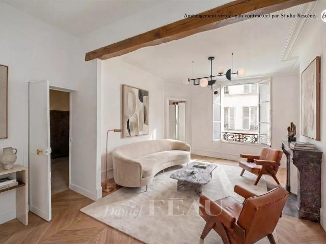 Paris 4e – rue Vieille du Temple 60m² Paris 4ème