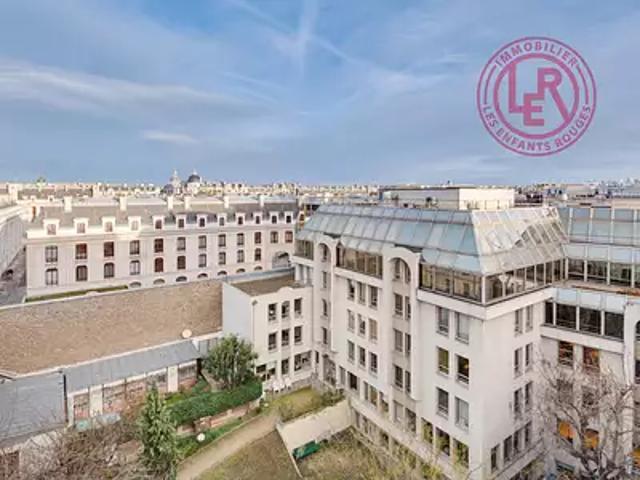 Paris 4ème 75004 Achat / Vente appartement 2 pièces t2 au dernier étage