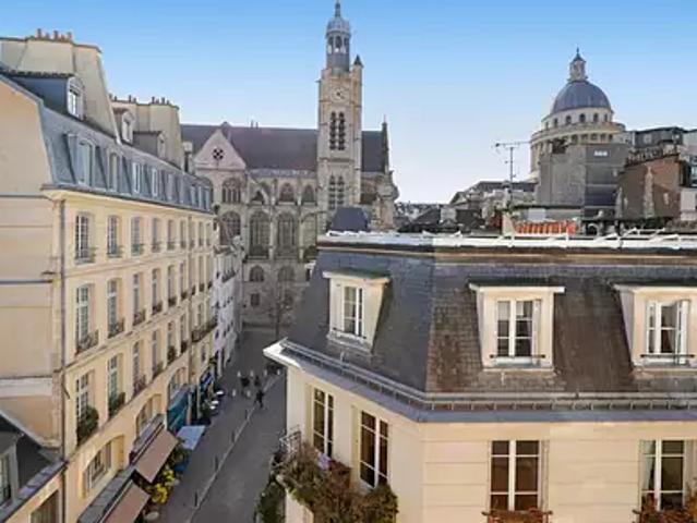Paris 5ème 75005 Achat / Vente appartement 2 pièces t2 au dernier étage
