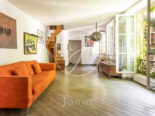 Paris 6e MONNAIE Duplex à vendre 3 pièces 63,57m² Carrez 2 chambres