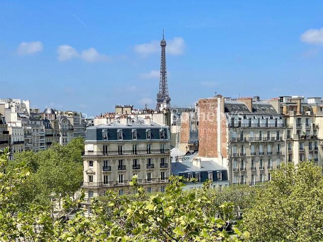 PARIS 7 PLACE DE BRETEUIL DERNIERS ÉTAGES BALCONS VUE TOUR EIFFEL