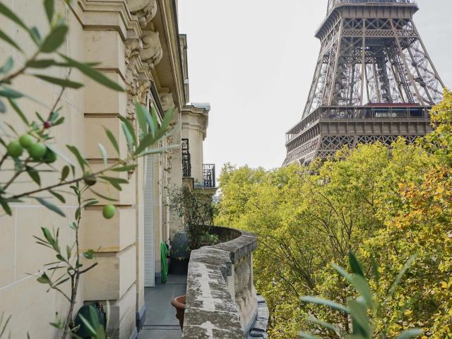 Paris 7e CHAMP DE MARS Appartement à vendre 163,40m² Carrez 2/3 chambres Balcon et vue tour Eiffel