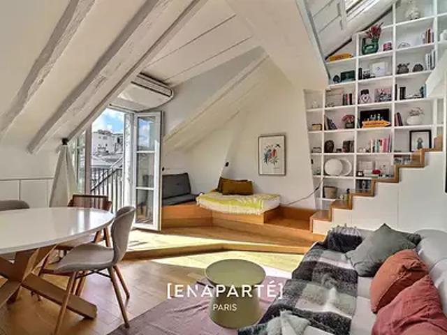 Paris 7ème 75007 Location appartement 3 pièces t3 au dernier étage terrasse