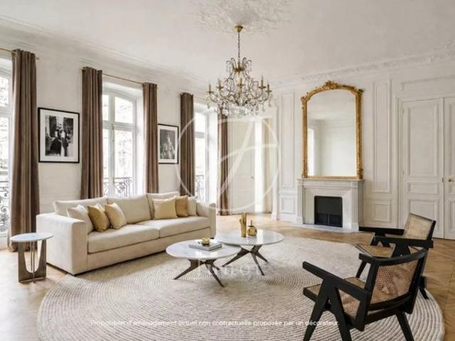 Paris 8? – MADELEINE / SAINT AUGUSTIN – Appartement à vendre – 6 pièces – 254,60m² Carrez – 3 à 4 chambres – Balcon