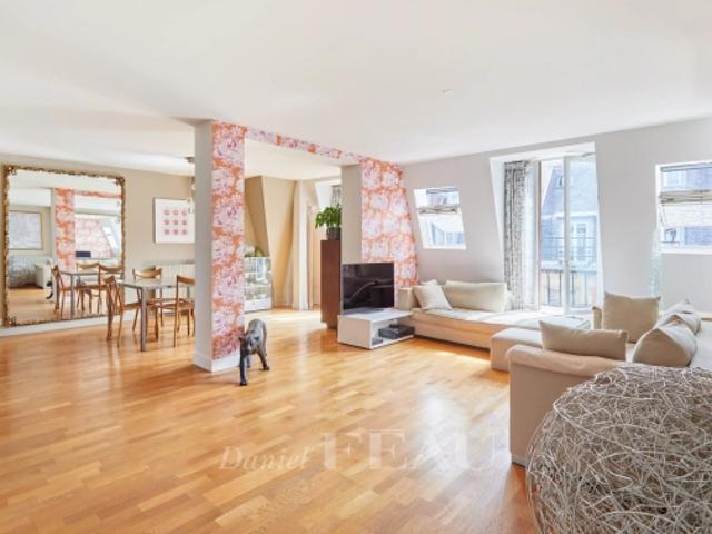 Paris VIIIe – Faubourg Saint Honoré / Hoche – Duplex 135 m² – Dernier étage