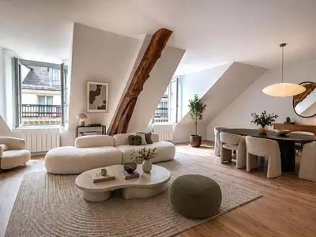 Paris 8ème 75008 Achat / Vente appartement 2 pièces t2 au dernier étage