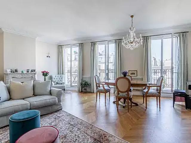 Paris 8ème 75008 Location appartement 3 pièces t3 au dernier étage