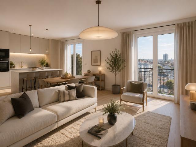 PARIS 13E – SUPERBE 2 PIÈCES 50 M² À 300 M DU MÉTRO LIGNES 7 ET 14 ! 2 pièces, 50 m²