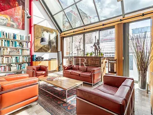 Paris 11ème 75011 Achat / Vente appartement 6 pièces t6 au dernier étage terrasse