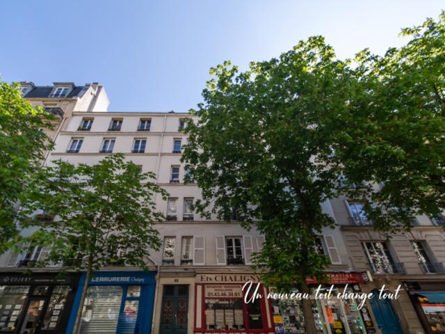 Paris 12e Rue Chaligny, entre Gare de Lyon et le marché d'