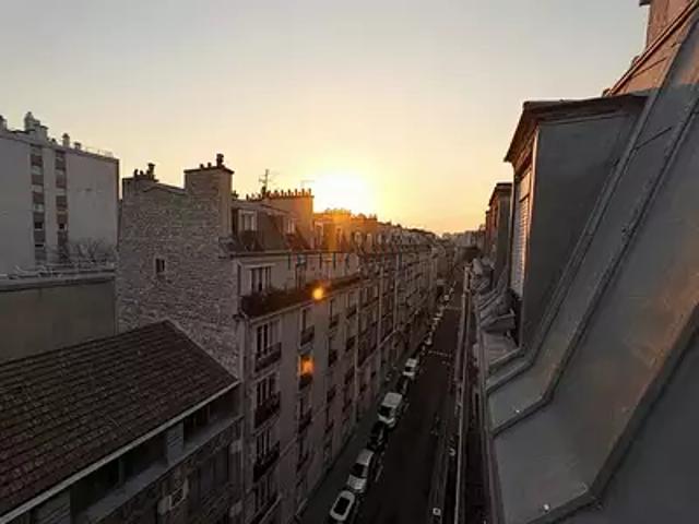 Paris 14ème 75014 Achat / Vente appartement 1 pièce t1 au dernier étage