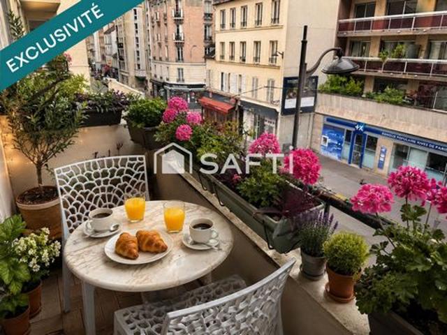 Paris 15e – Rue Saint Charles, 3/4 pièces 72m²