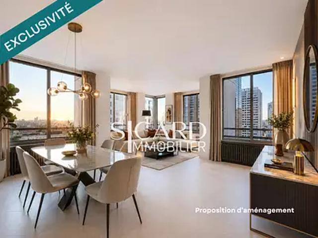 Paris 15ème 75015 Achat / Vente appartement 4 pièces t4 parking