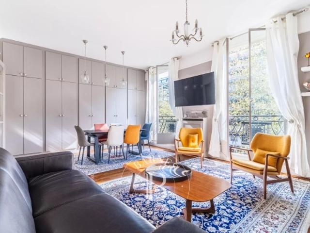 Paris 16 Auteuil 3 pièces 1 chambre Rénové intégralement