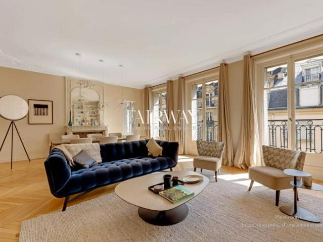 Paris 16 Passy – Appartement haussmannien rénové 180 m² avec studio indépendant
