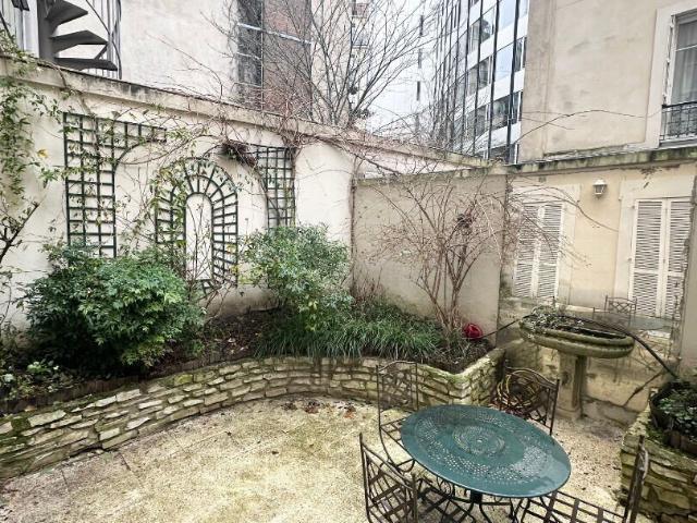 PARIS 16 SECTEUR FOCH/PERGOLESE F2 + TERRASSE EN RDC