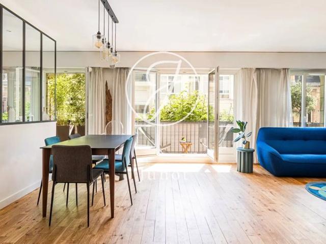 Paris 16e PASSY / LA MUETTE Appartement à vendre 4 pièces 105m² Carrez 3 chambres Balcons
