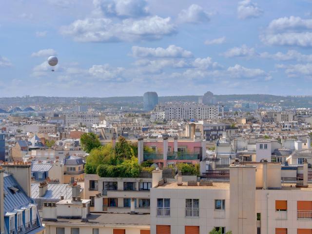 Paris 16e LA MUETTE Appartement 2 pièces 46,86m² Carrez 1 chambre Vue dégagée