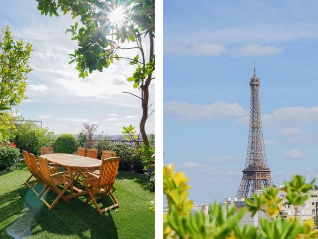 Paris 16e LA MUETTE Penthouse d'exception à vendre 9 pièces 169,85m² Carrez 3 chambres Terrasse panoramique 593m² Vue exceptionnelle