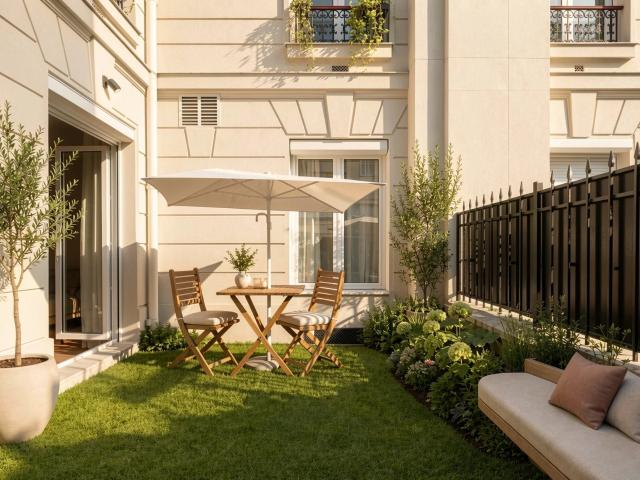 Paris 16e TROCADÉRO / LUBECK Appartement à vendre 2 pièces 40,41m² Carrez 1 chambre Terrasse 14,16m² Sud Est