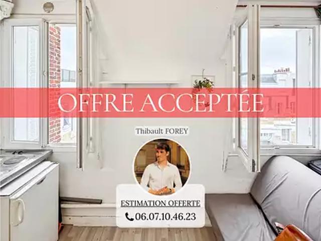 Paris 16ème 75016 Achat / Vente appartement 1 pièce t1 au dernier étage