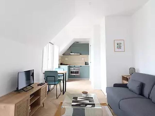 Paris 16ème 75116 Location appartement 1 pièce t1 au dernier étage