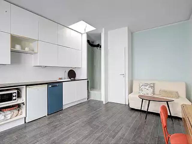 Paris 18ème 75018 Achat / Vente appartement 1 pièce t1 au dernier étage