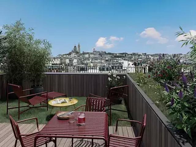 Paris 18ème 75018 Programme neuf appartement neuf à vendre t4
