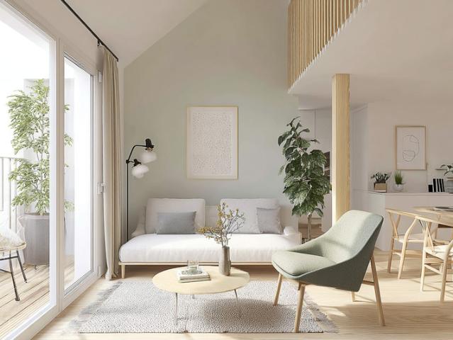 Paris 19e – 2 pièces avec terrasse – Quartier recherché