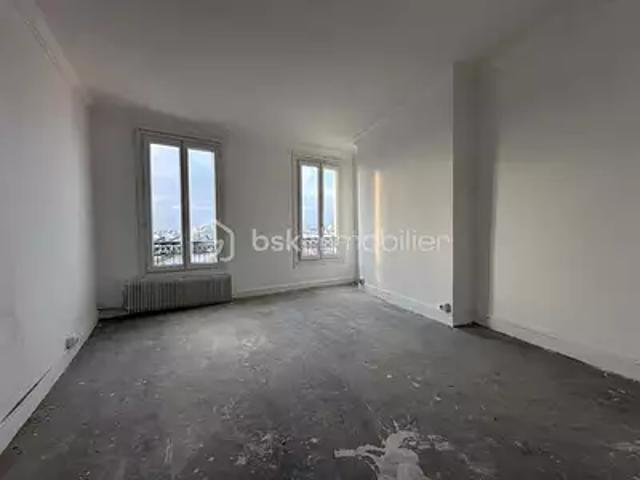 Paris 19ème 75019 Achat / Vente appartement 2 pièces t2 au dernier étage cave